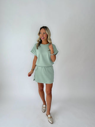 Cool & Collected Skort - Light Sage