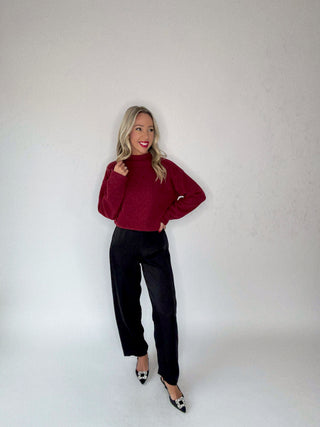 Evening Elegance Satin Pants