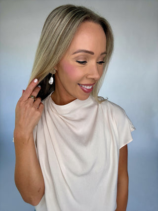Gathered In Grace Top - Ivory