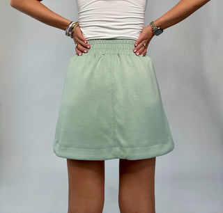 Cool & Collected Skort - Light Sage
