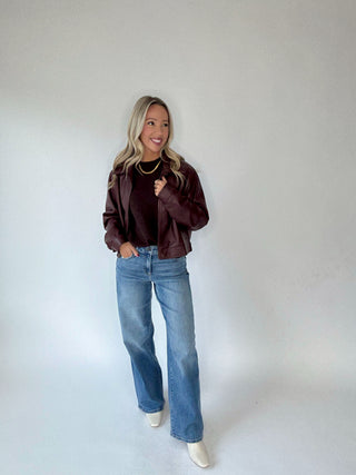 The Merlot Moto Jacket