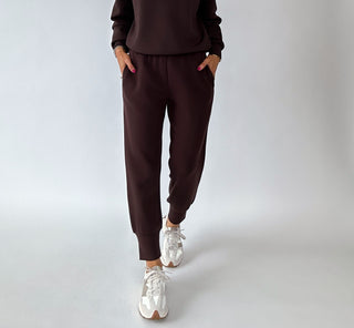 VARLEY The Slim Cuff Pant 25" - Coffee Bean