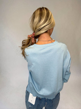 Easy Days Sweater - Sky Blue