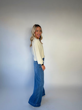 Britney Textured Knit Top