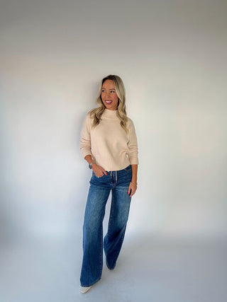 Thankful Days Mock Neck Sweater