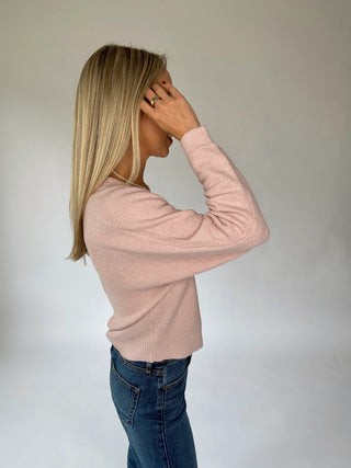 Open To It Cardigan - Soft Pink