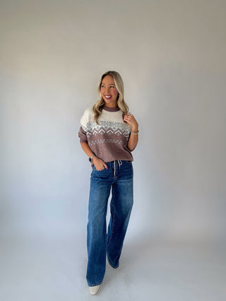 Fair Isle Pullover Sweater