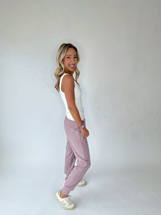 Work It Joggers - Lilac
