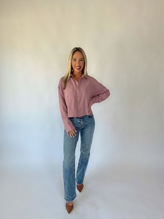 Simple Sophistication Top - Mauve