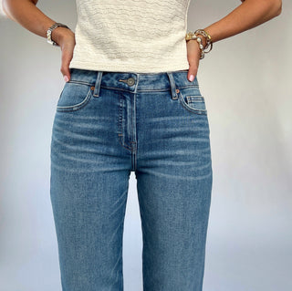 Quinn Mid Rise Cigarette Skinny Jean