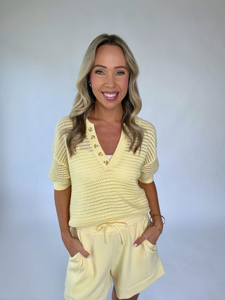 VARLEY Callie Knit Top - Anise Flower