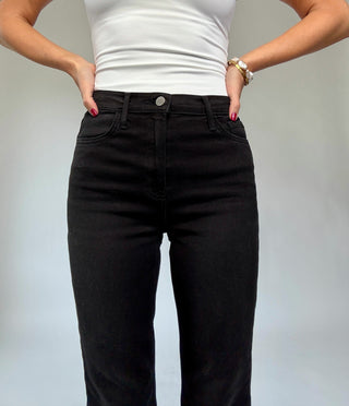 Never Let You Down Straight Jeans - Black