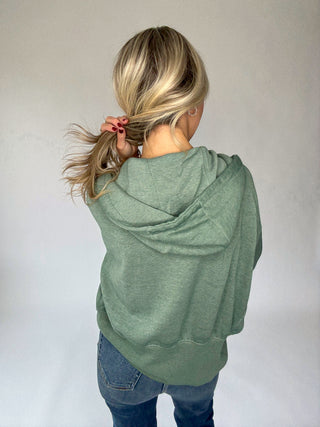 Cool Nights Zip Up Hoodie - Silky Pine