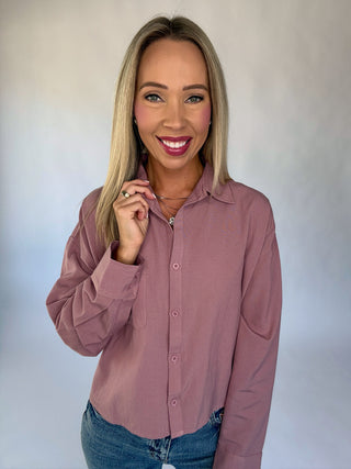 Simple Sophistication Top - Mauve