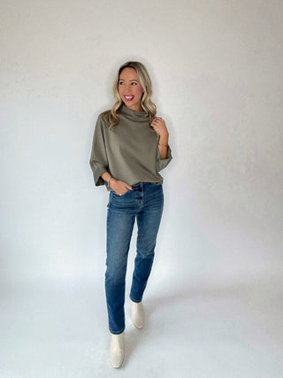 After Dark High Rise Straight Jean