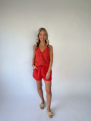 VARLEY Alessia Knit Tank - Summer Fig
