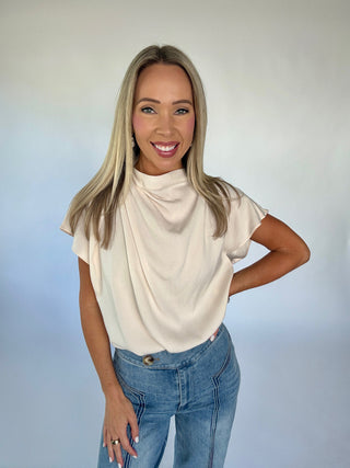 Gathered In Grace Top - Ivory