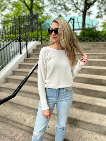 Weekend Upgrade Waffle Knit Top