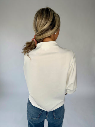 Afternoon Plans Mock Neck Top