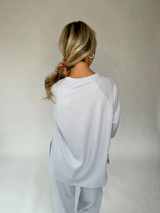 Soft Surroundings Longline Top - Halogen Blue