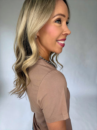 The Soft Focus Tee - Mocha