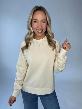 Candace Pearl Cross Necklace - Gold