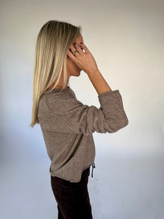 On My Level Sweater - Mocha