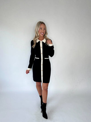 The Modern Contrast Dress