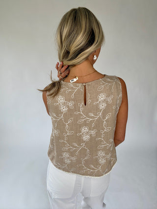 Petal Promises Floral Embroidered Top