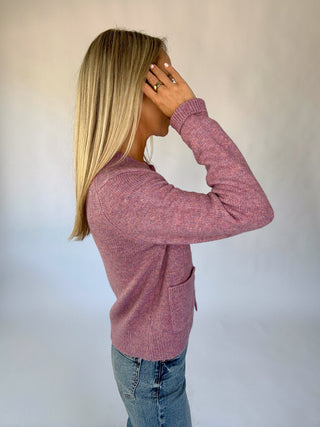 The Cambridge Cardigan - Plum