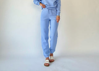 Running Errands Joggers - Perri Blue