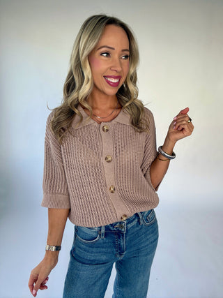 Show Me The Way Cardigan - Mocha