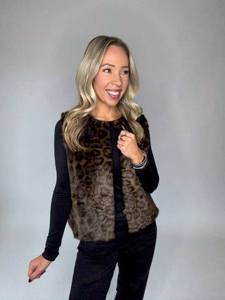Bold Impression Faux Fur Vest