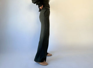 VARLEY The Wide Leg Pant 30" - Olive Marl