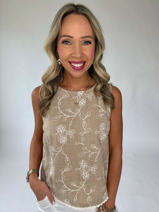 Petal Promises Floral Embroidered Top