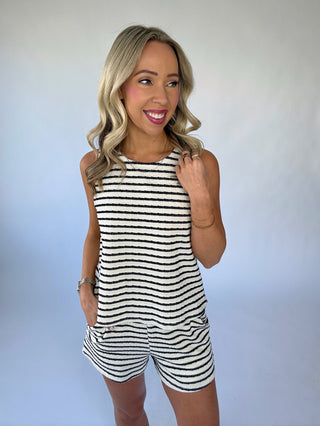 Plans After Work Striped Top