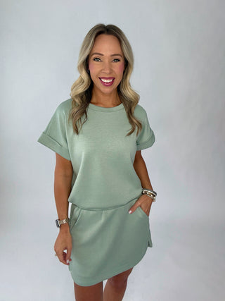 Cool & Collected Top - Light Sage