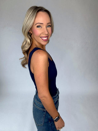 Second Skin Tank Top - Navy