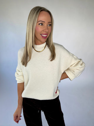 Head In The Clouds Sweater - Cream