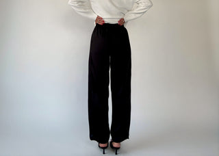 Evening Elegance Satin Pants