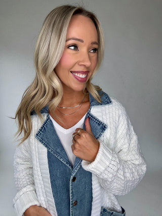 The Denim Blend Cardigan