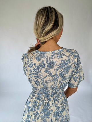 Perfectly Put Together Maxi Dress - Blue