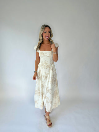 A Beautiful Arrangement Midi Dress