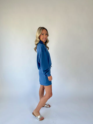 VARLEY Davidson Sweat - Bijou Blue