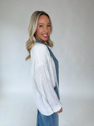 The Denim Blend Cardigan