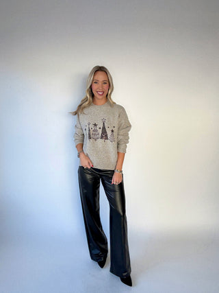 SANCTUARY Runway Leather Trouser - Black