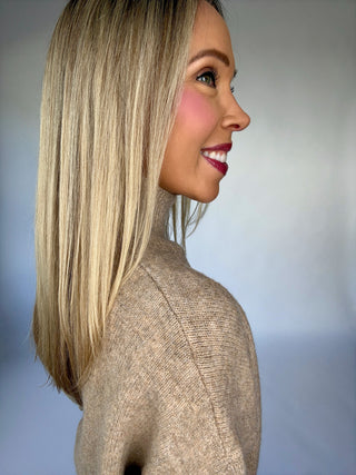 Falling For Her Sweater - Light Mocha