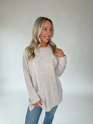 The Weekender Sweater - Oatmeal