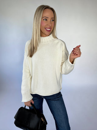 Whispers Of Winter Sweater - Winter White