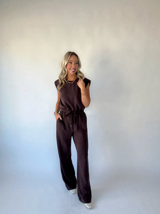 Espresso Ease Jumpsuit
